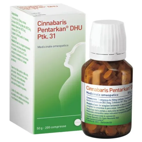 CINNABARIS 31 Compresse 50g PTK