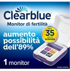 Clearblue Monitor Fertilità Avanzato Touchscreen per Controllo Ormoni e Ovulazione