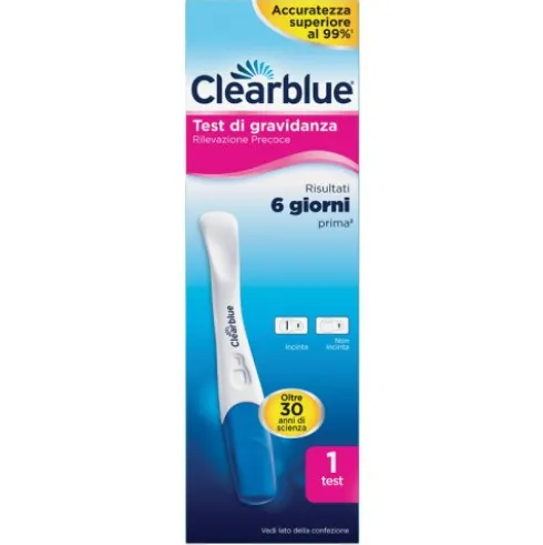 Clearblue Test di Gravidanza Precoce Accuratezza 99% Floodguard 1 Test