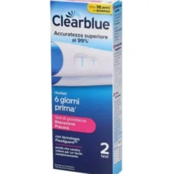 Clearblue Test di Gravidanza Rilevazione Precoce 2 Test per Risultati Rapidi