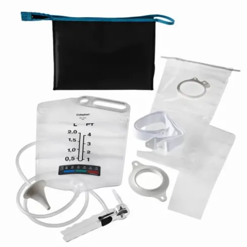 Coloplast Sacca di Scarico Adesiva per Irrigazione, 30 Pezzi