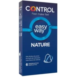 Control Nature Easy Way Profilattici con Applicatore 54mm - 6 Pezzi