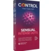 Control Sensual Intense Dots Preservativi Stimolanti con Rilievi 6 Pezzi