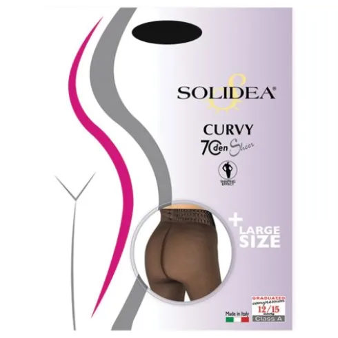CURVY 70 Sheer Camel 4L-XL