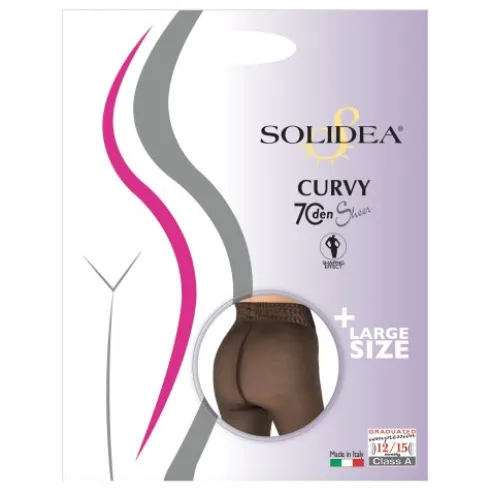CURVY 70 Sheer Nero 2M-XL
