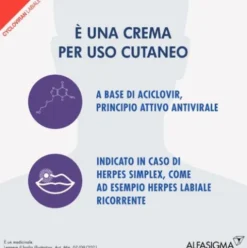 Cycloviran Labiale - Crema per herpes labbra - 2 g 5%