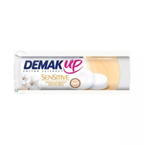 Demak'Up Dischetti Struccanti Sensitive per Pelli Sensibili - 60 Pezzi