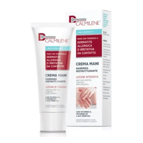 Dermovitamina Calmilene Crema Mani Barriera Ristrutturante Pelli Sensibili 75ml