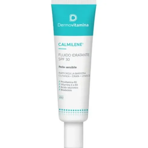 Dermovitamina Calmilene Fluido Viso Idratante SPF30 Pelle Sensibile 40ml