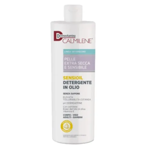 Dermovitamina Calmilene Sensioil Detergente in Olio - Detergente delicato per pelle molto secca a tendenza atopica - 500 ml