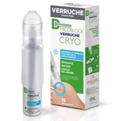Dermovitamina Micoblock Verruche Cryo Trattamento Verruche e Mollusco Contagioso