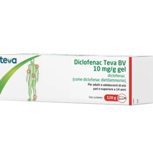 DICLOFENAC Gel 10mg/g 120gTEVA