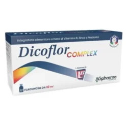 Dicoflor Complex - Integratore per l'equilibrio della flora batterica intestinale - 12 flaconcini