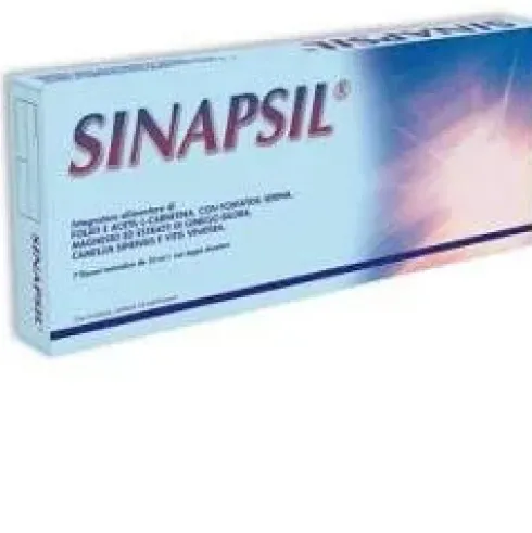 Difass Sinapsil Integratore Alimentare per Memoria e Vertigini 7 Flaconcini