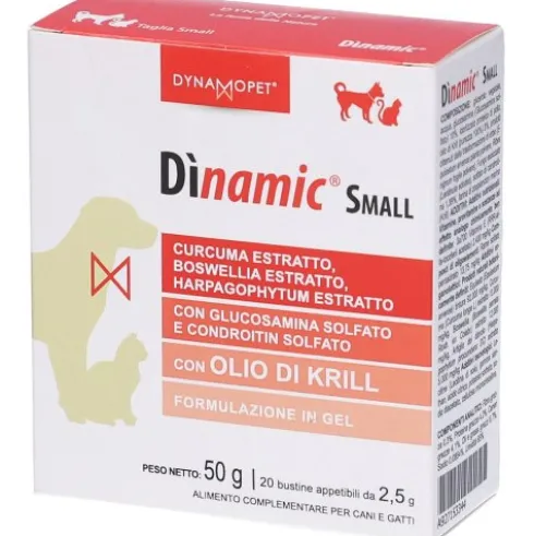 Dinamic Integratore per Articolazioni Cani e Gatti 20 Bustine