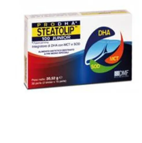 Dmf Pro DHA Steatolipo 100 Junior Integratore DHA per Bambini - 30 Perle