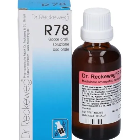 Dr. Reckeweg R78 Gocce Omeopatiche per Affezioni Oculari 50ml