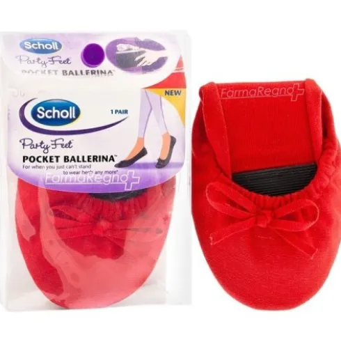 Dr. Scholl's Pocket Ballerina Rosso Taglia 35-36