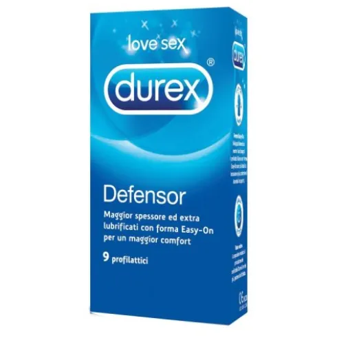 Durex Defensor Profilattici Comfort Elevato 9 Pezzi