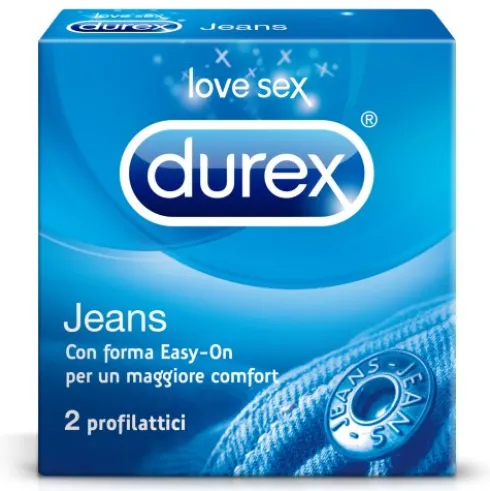 Durex Jeans Easy On 2 profilattici anatomici