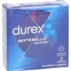 Durex Settebello Jeans Classico Profilattici Lubrificati in Lattice 3 Pezzi