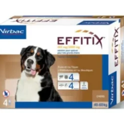 Effitix Spot-On Cane 40-60kg Antiparassitario 4 Pipette