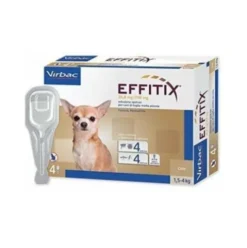 Effitix Spot-On Cani 1,5-4 Kg Antiparassitario 4 Pipette