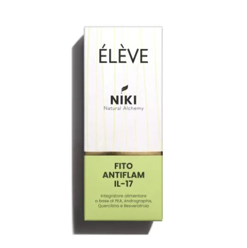 Eleve Niki Fito Antinflam IL-17 - Integratore alimentare a base di PEA e Resveratrolo - 100 capsule