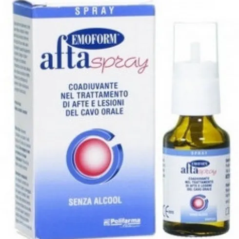 Emoform Aftaspray: Coadiuvante Afte e Lesioni Bocca 15ml