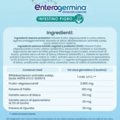 Enterogermina Intestino Pigro - Integratore per il benessere dell'intestino - 10 bustine