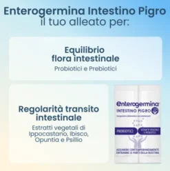 Enterogermina Intestino Pigro - Integratore per il benessere dell'intestino - 10 bustine