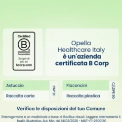 Enterogermina 2 Miliardi - Equilibrio della flora batterica intestinale - 10 flaconcini da 5 ml