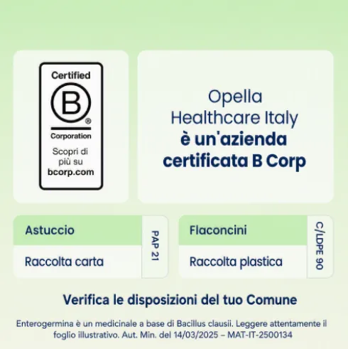 Enterogermina 6 Miliardi - Equilibrio della flora batterica intestinale - 9 bustine orosolubili