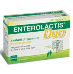 ENTEROLACTIS Duo - Integratore a base di fermenti lattici vivi - 10 bustine