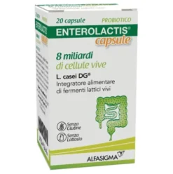 Enterolactis - Integratore a base di fermenti lattici vivi - 20 capsule