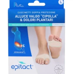 Epitact Cuscinetti Plantari in Gel di Silicone Taglia L per Dolori Plantari