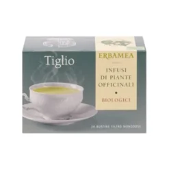Erbamea Tisana Tiglio Biologico Rilassante 20 Bustine Filtro Senza Glutine