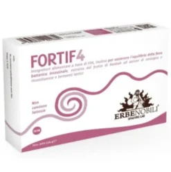 Erbenobili Fortif4 Integratore per Flora Intestinale in Capsule