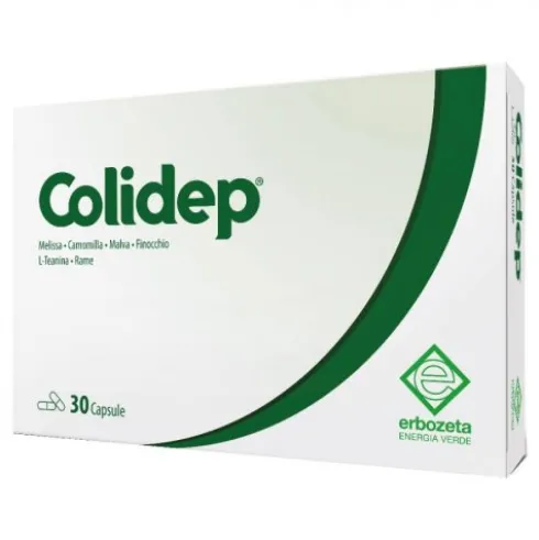 Erbozeta Colidep Integratore Alimentare per Funzione Digestiva 30 Capsule