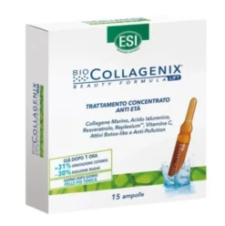 Esi Biocollagenix Trattamento Antietà Collagene Marino Acido Ialuronico 15 Ampolle