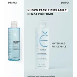 Etat Pur Acqua Micellare - Detergente struccante per viso e occhi - 200 ml