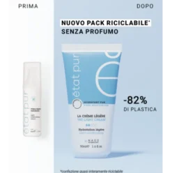 Etat Pur Crema Idratante Leggera - Crema viso idratante per pelle da normale a mista - 50 ml
