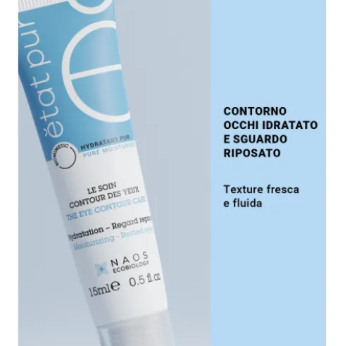 Etat Pur Fluido Contorno Occhi - Crema contorno occhi idratante e defaticante - 15 ml