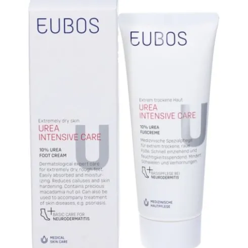 Eubos Urea Crema Piedi Idratante per Pelle Secca 100ml