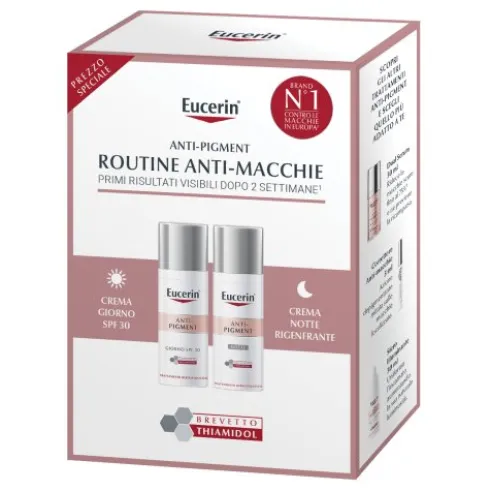 Eucerin Anti-Pigment Cofanetto Anti-Macchie - Crema giorno SPF30 50 ml + Crema notte rigenerante 50 ml
