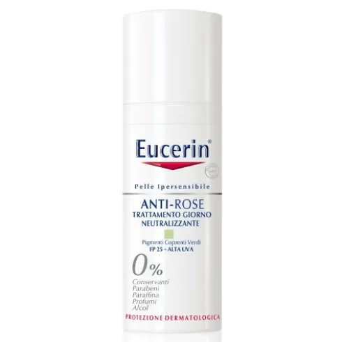 Eucerin Antirose Trattamento Giorno Neutralizzante SPF25 - Crema giorno per rosacea e couperose - 50 ml