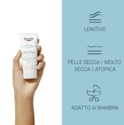 Eucerin Atopi Control Crema Viso - Crema viso per pelle molto secca e a tendenza atopica - 50 ml