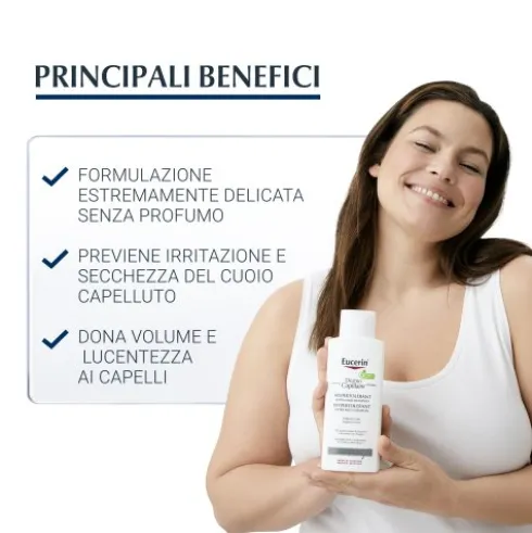 Eucerin DermoCapillaire Shampoo Extra Tollerabilità - Adatto per Il cuoio capelluto ipersensibile - 250ml