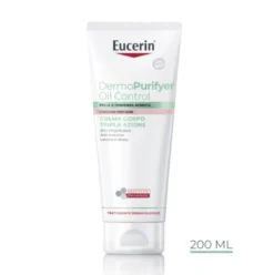 Eucerin Dermopurifyer Oil Control Crema Corpo - Crema anti-macchie post acne - 200 ml