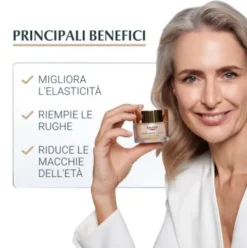 Eucerin Hyaluron Filler + Elasticity Crema Viso SPF30 - Crema viso da giorno antirughe - 50 ml